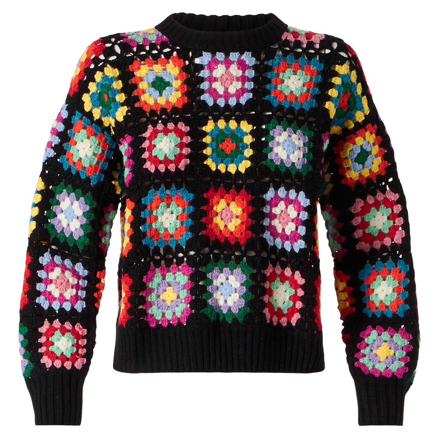 Woman multicolor crochet sweater - MC2 Saint Barth