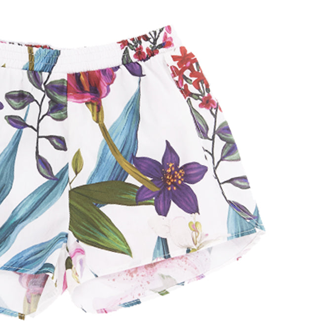 Tropical print girl shorts - MC2 Saint Barth