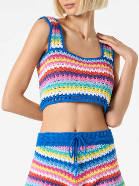 Woman handmade crochet top - MC2 Saint Barth