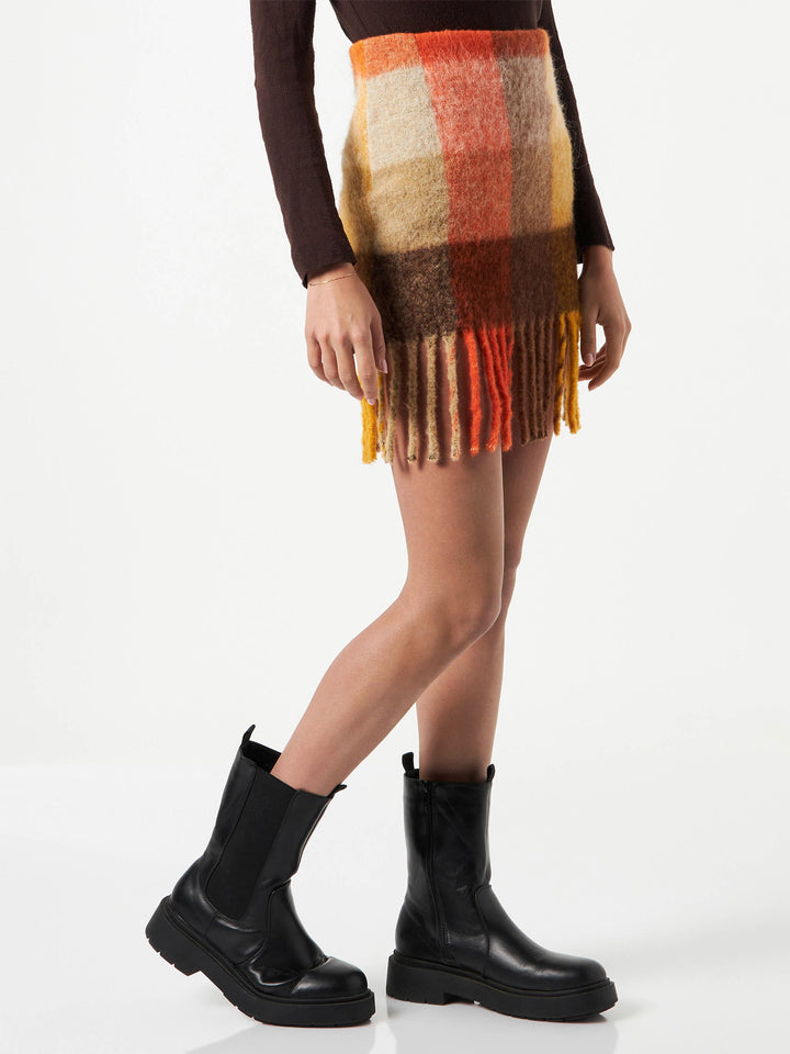 Woman skirt with fringes - MC2 Saint Barth