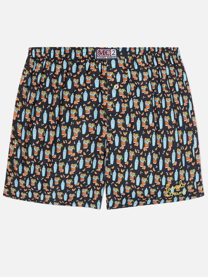 Calzoncillos bóxer de algodón Adam con estampado de cóctel 