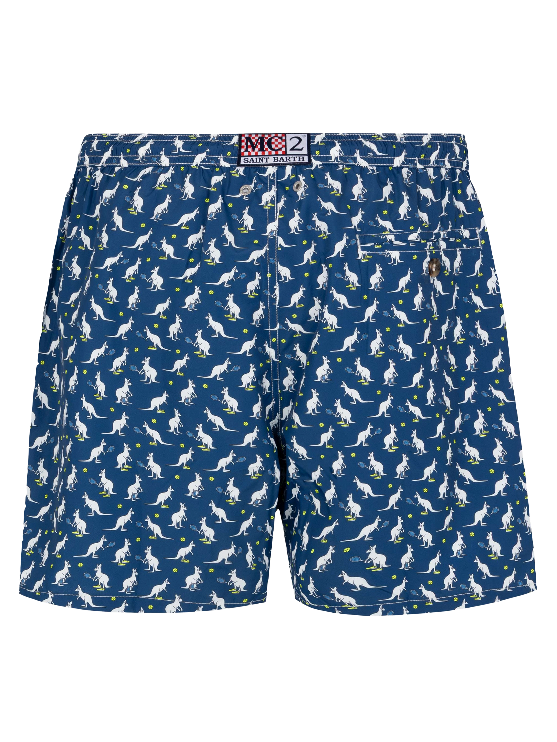 Lightweight fabric swim shorts Lighting with Australian print | AUSTRALIAN BRAND SPECIAL EDITION - MC2 Saint Barth