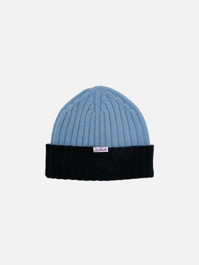 Blended cashmere hat with Off Piste embroidery - MC2 Saint Barth