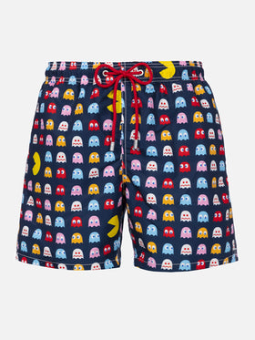 Costume da bagno uomo Gustavia lunghezza media con stampa Pac-Man | EDIZIONE SPECIALE DI PAC MAN