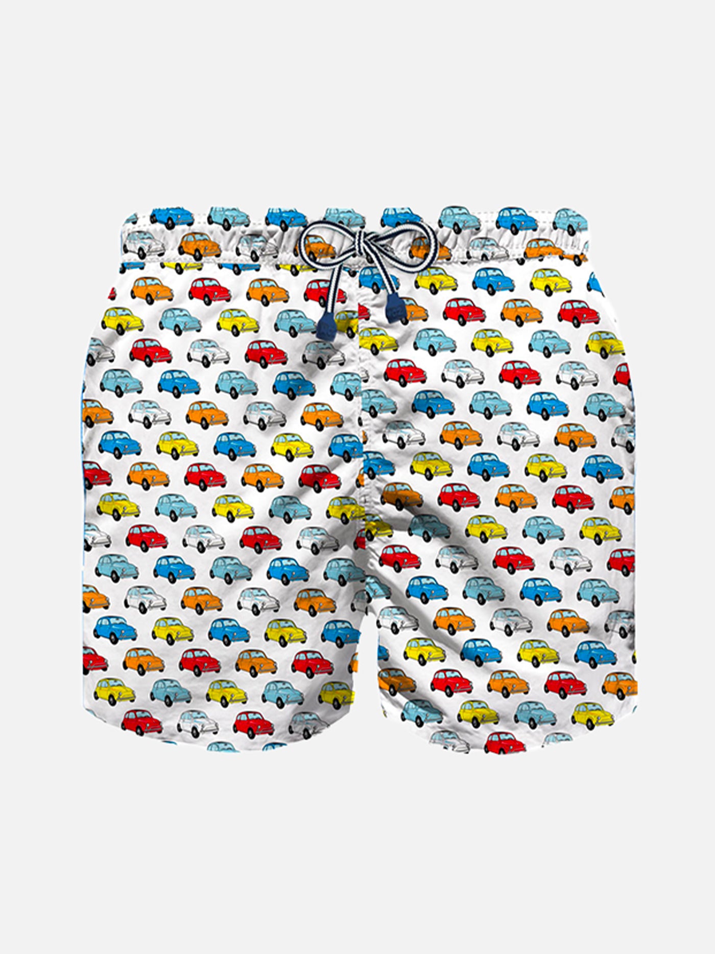 Boy swim shorts with Fiat 500 car print | FIAT© 500 Special Edition - MC2 Saint Barth