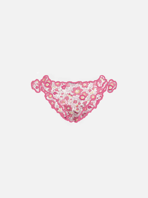 Girl ruffled swim briefs Melly with Betsy print | MADE WITH LIBERTY FABRIC - MC2 Saint Barth