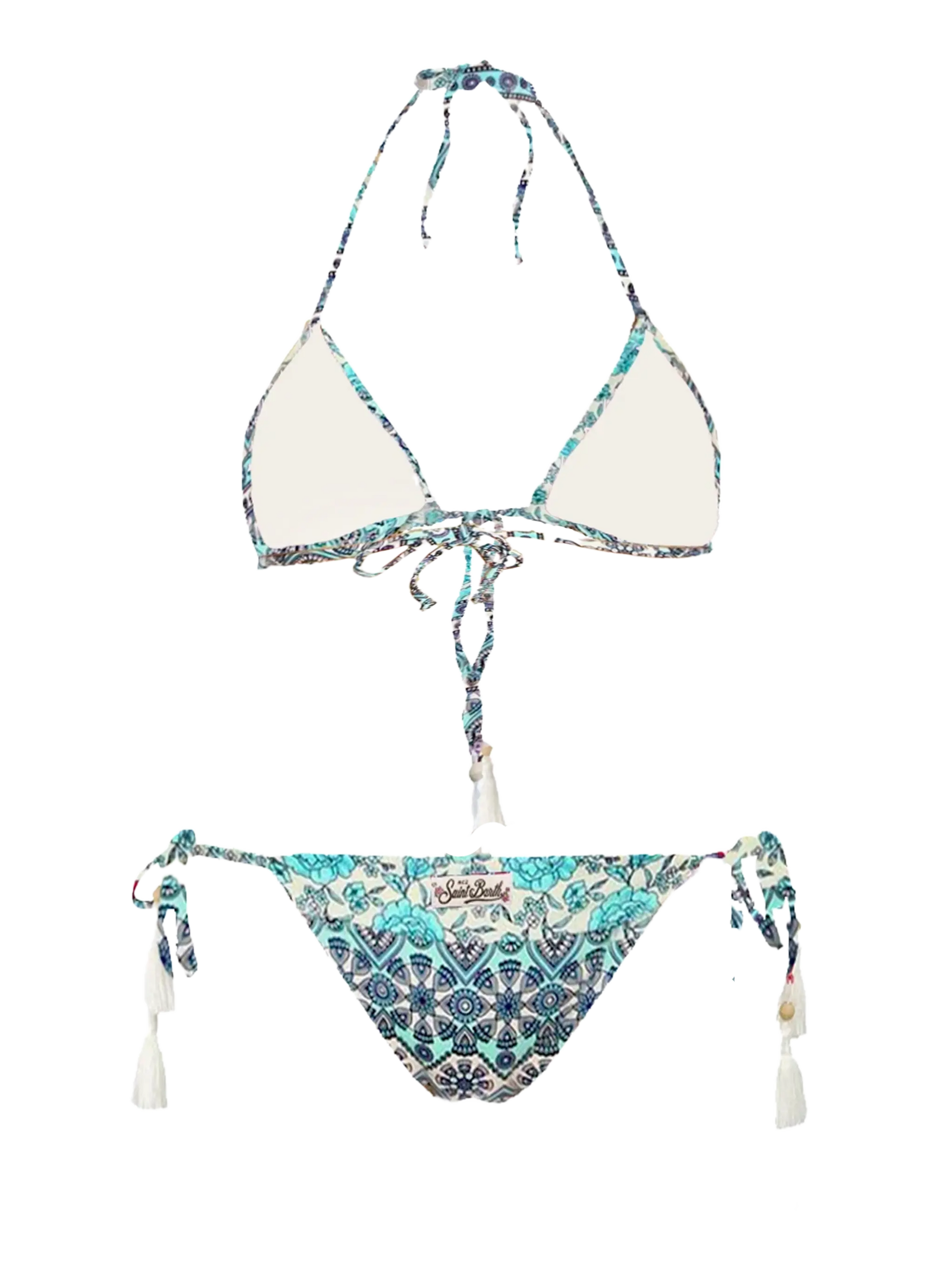 Gipsy print triangle bikini - MC2 Saint Barth