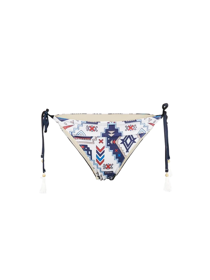 Woman swim briefs with glitter aztec print - MC2 Saint Barth