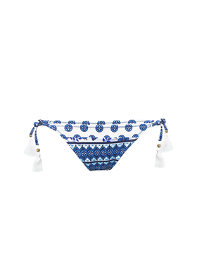 Woman cheeky swim briefs with pattern - MC2 Saint Barth