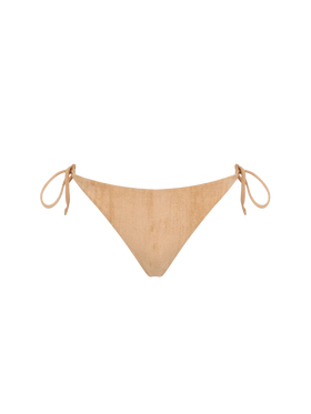 Beige swim briefs suede effect - MC2 Saint Barth