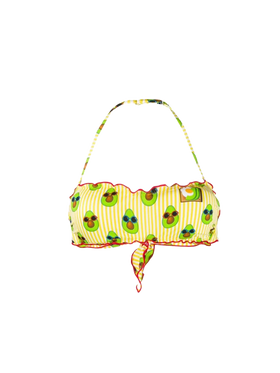 Bandeau top avocado print - MC2 Saint Barth