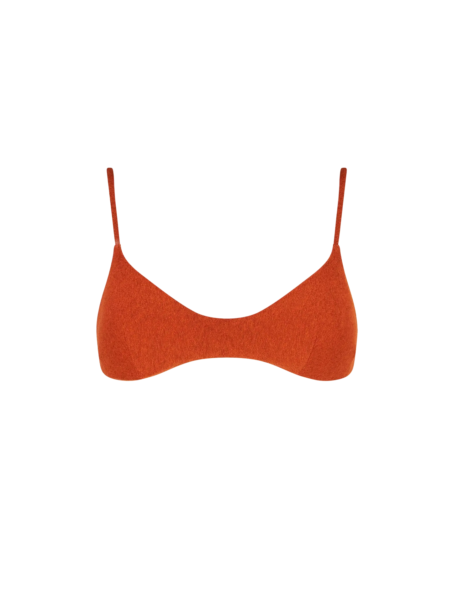 Orange lurex top bralette - MC2 Saint Barth