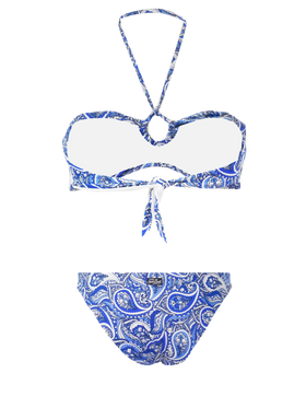 Bandeau bikini bandanna print - MC2 Saint Barth