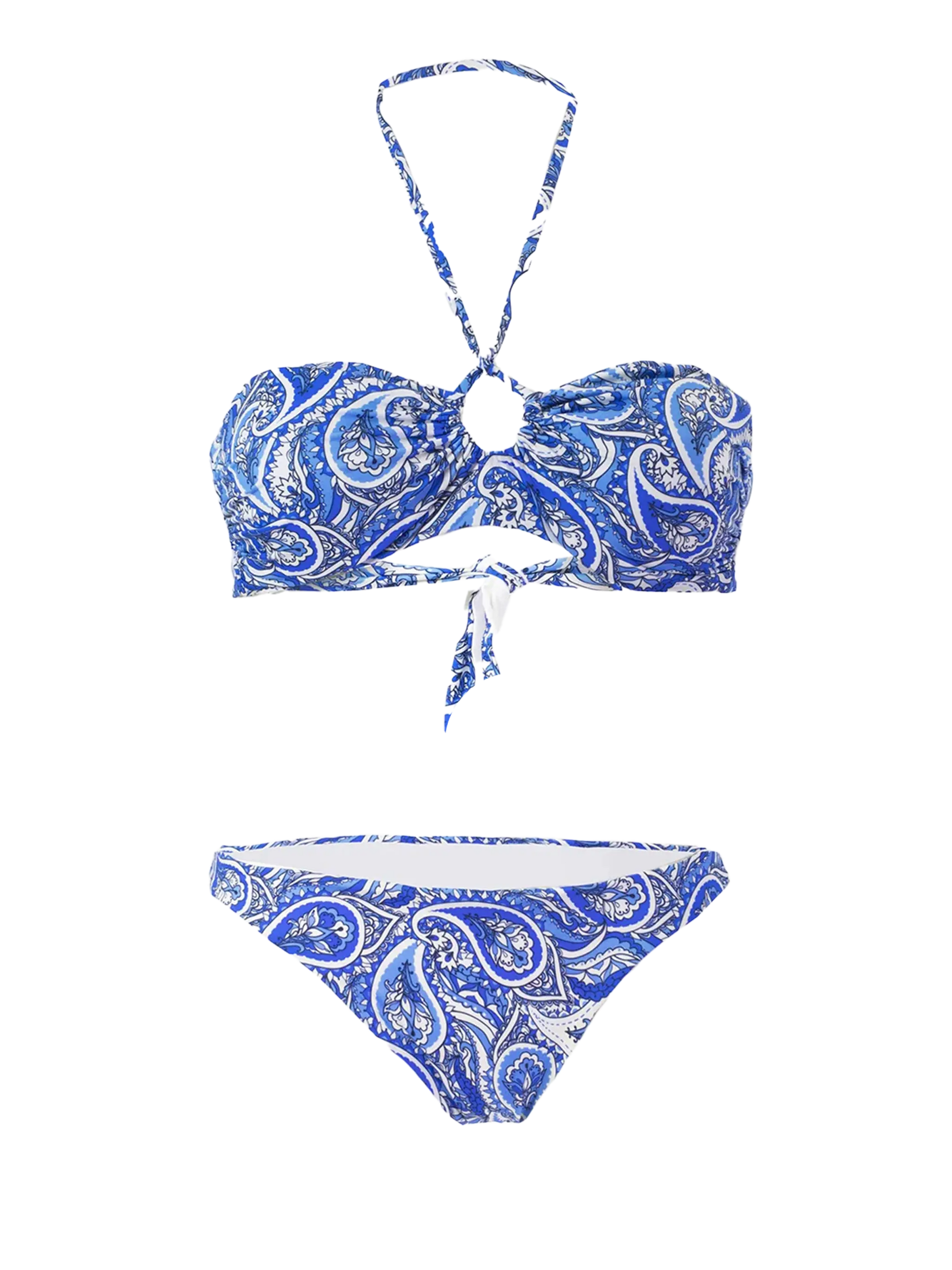 Bandeau bikini bandanna print - MC2 Saint Barth