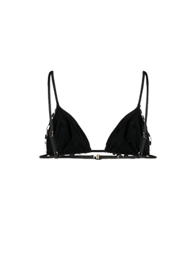 Black check print triangle - MC2 Saint Barth