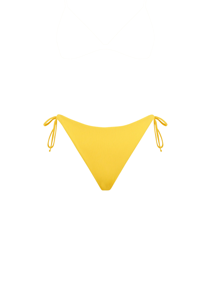 Yellow ribbed swim briefs - MC2 Saint Barth