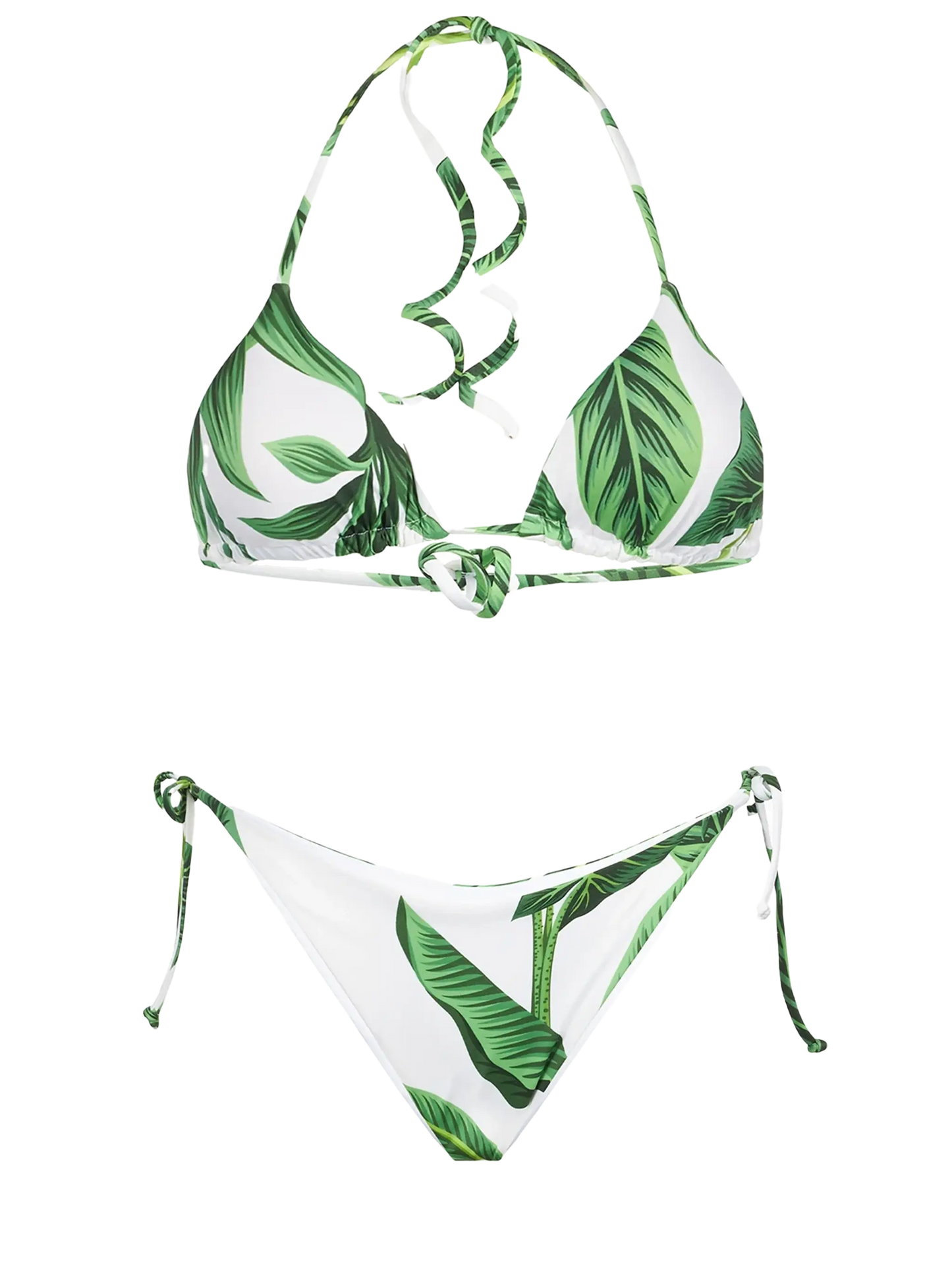 Woman triangle bikini with tropical print - MC2 Saint Barth
