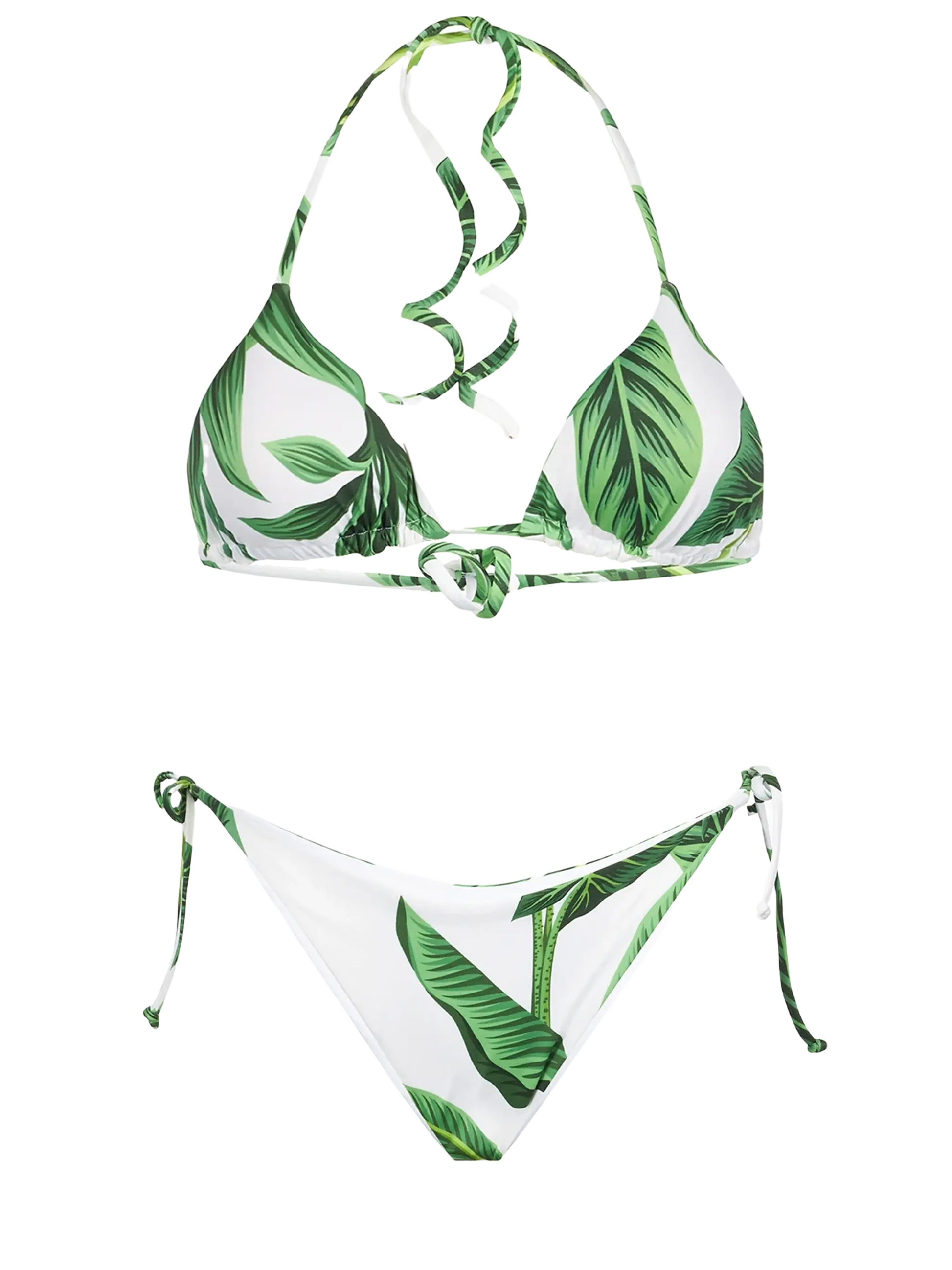 Woman triangle bikini with tropical print - MC2 Saint Barth