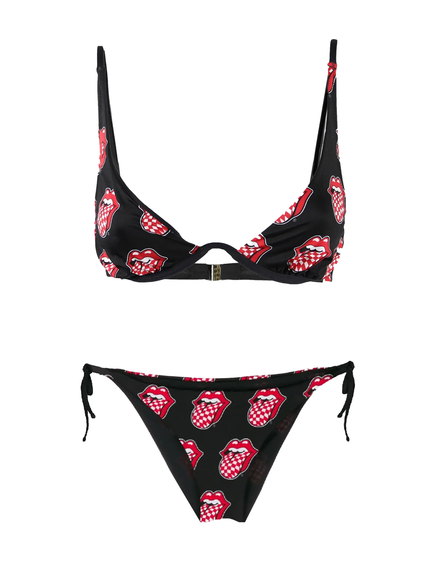 Rolling Stones® V wired triangle bikini - MC2 Saint Barth