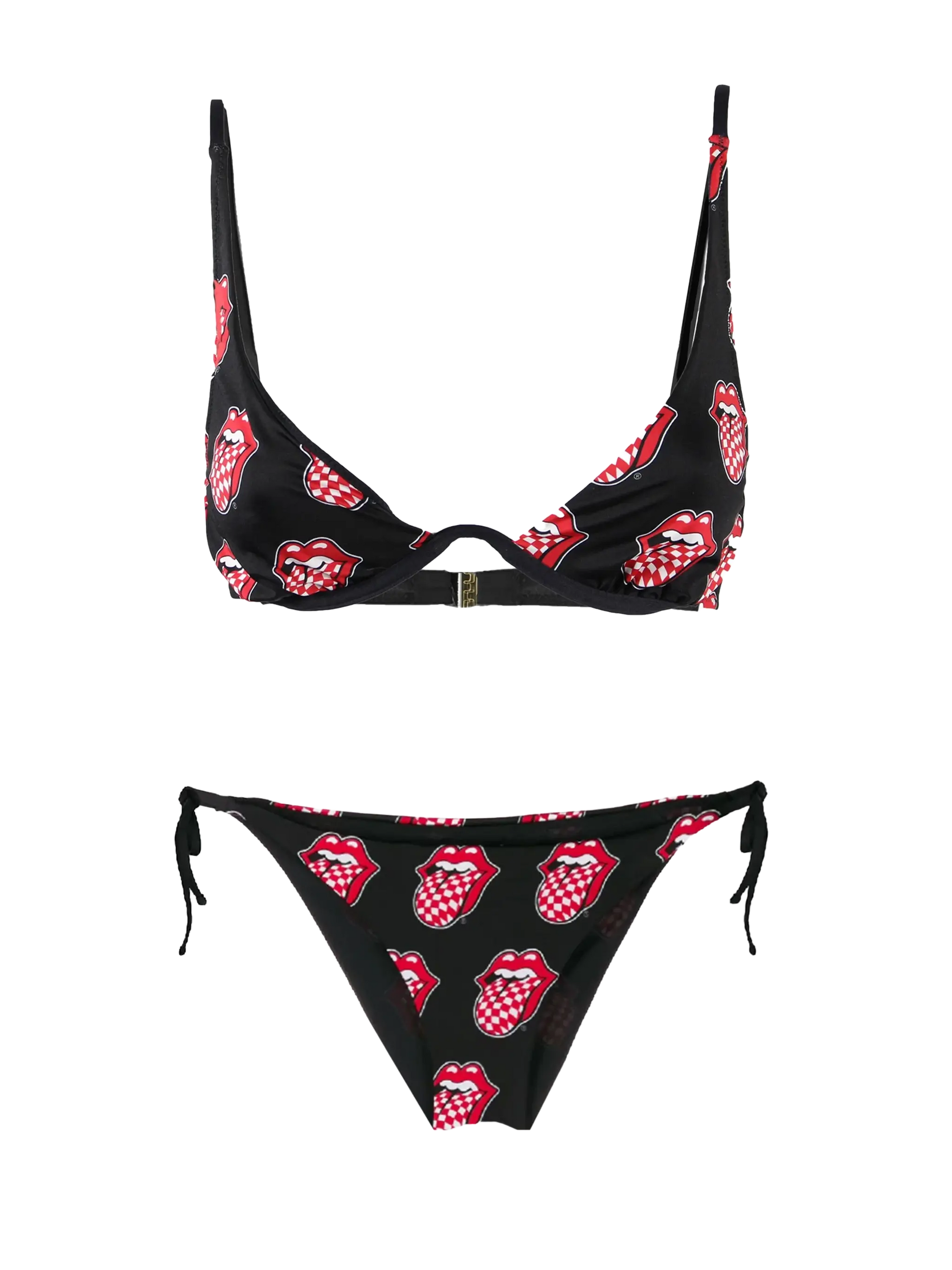 Rolling Stones® V wired triangle bikini - MC2 Saint Barth