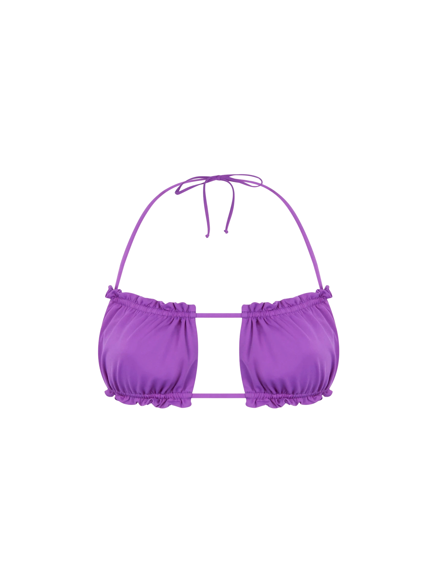 Woman purple bandeau top swimsuit - MC2 Saint Barth