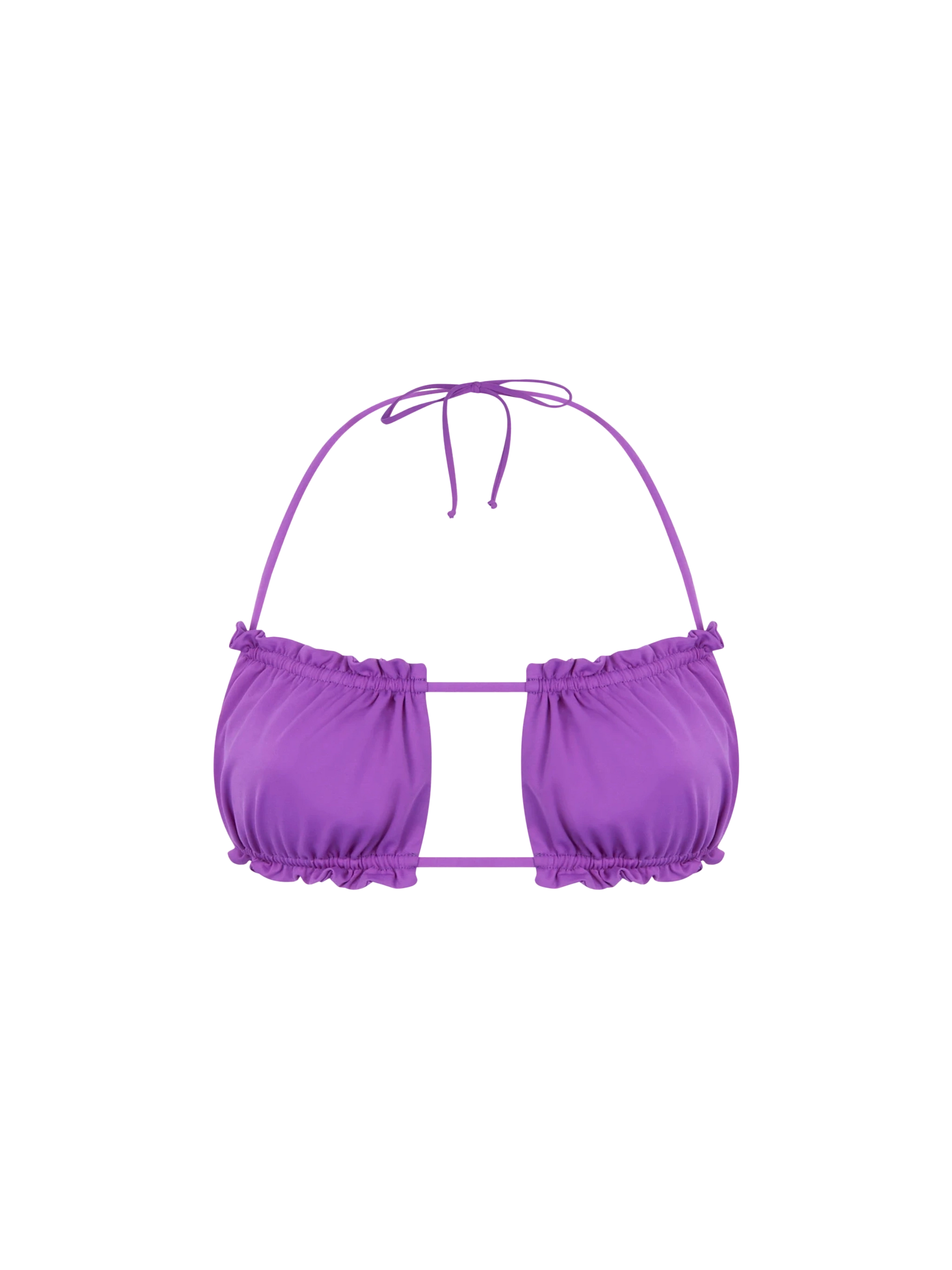 Woman purple bandeau top swimsuit - MC2 Saint Barth
