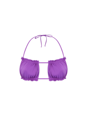 Woman purple bandeau top swimsuit - MC2 Saint Barth