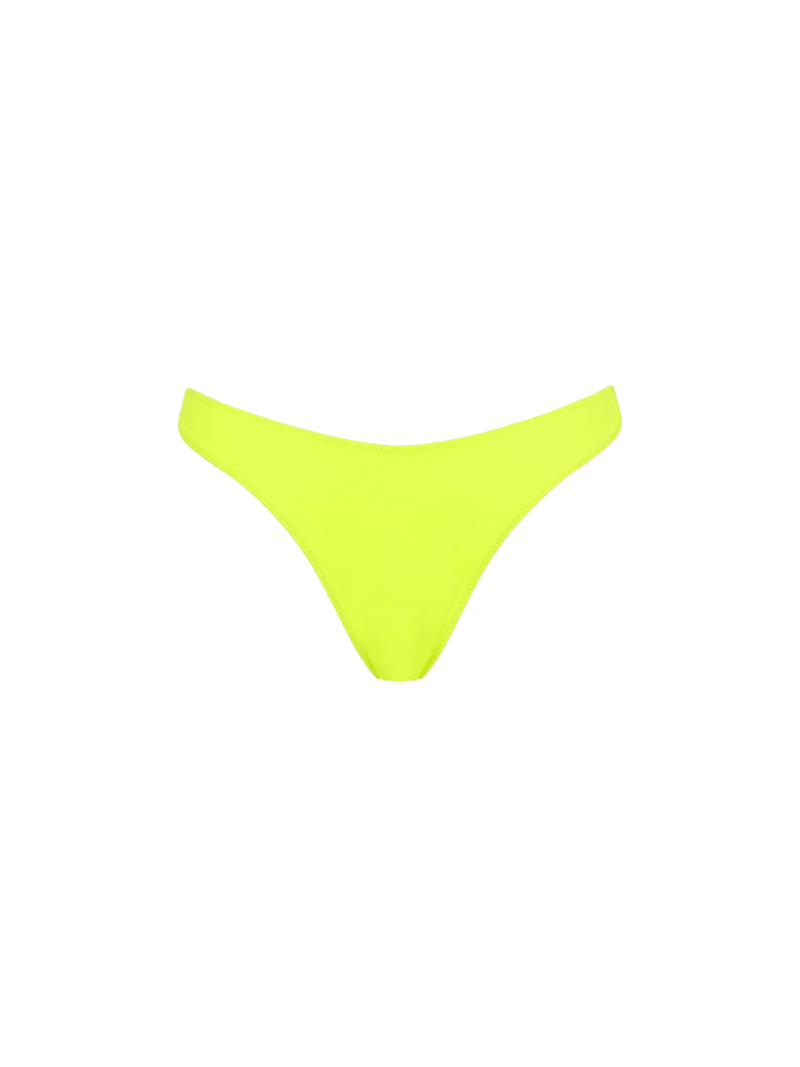Woman fluo yellow cheeky swim briefs - MC2 Saint Barth