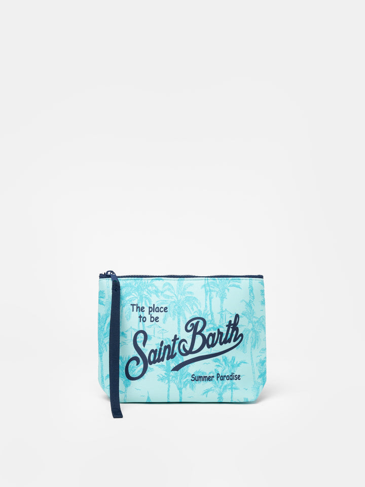 Pochette scuba Toile de Jouy Aline