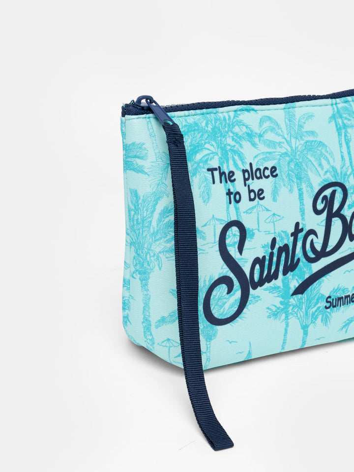 Pochette scuba Toile de Jouy Aline