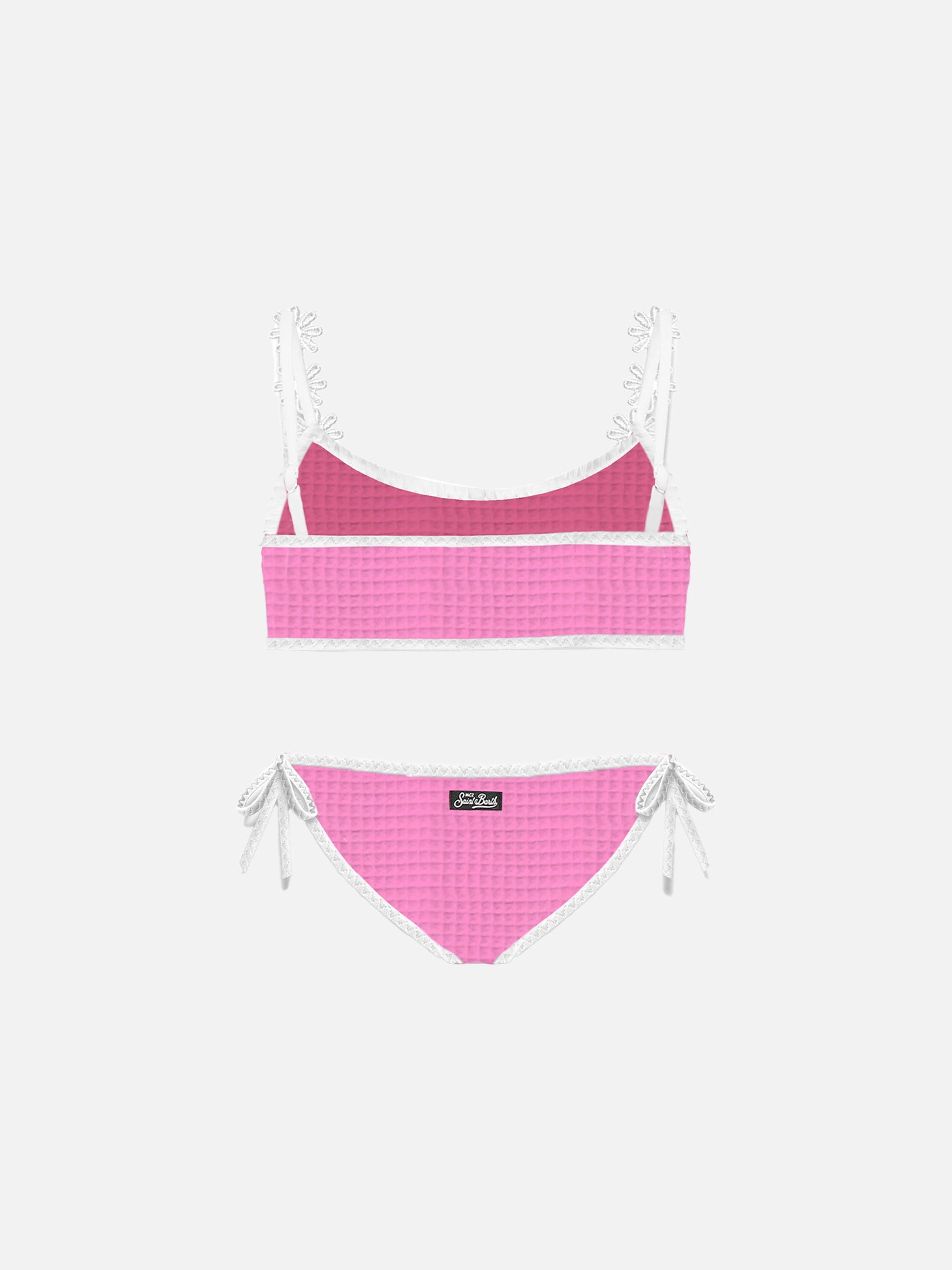 Girl bralette bikini with embroidery - MC2 Saint Barth