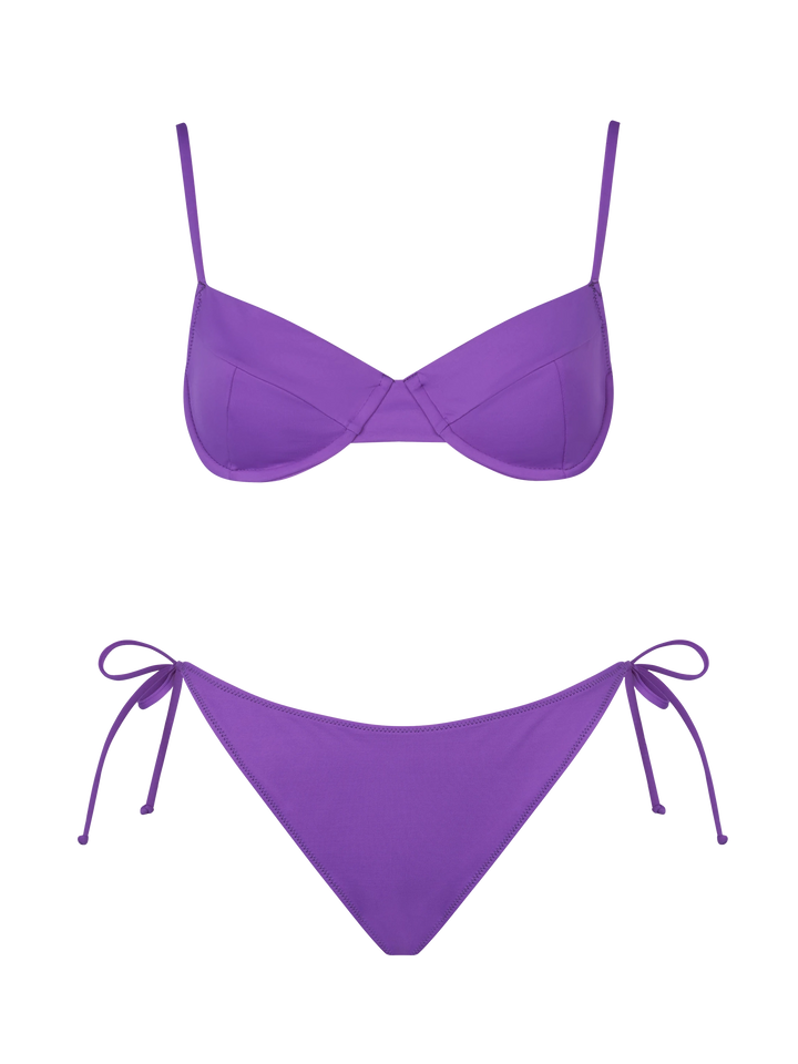 Woman purple bralette bikini - MC2 Saint Barth