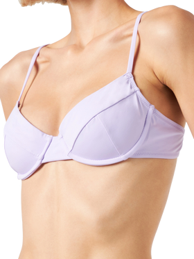Woman lilac bralette bikini - MC2 Saint Barth
