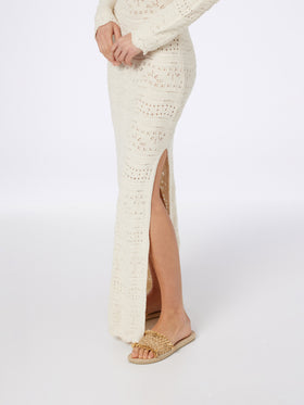 Woman cotton knit midi dress - MC2 Saint Barth