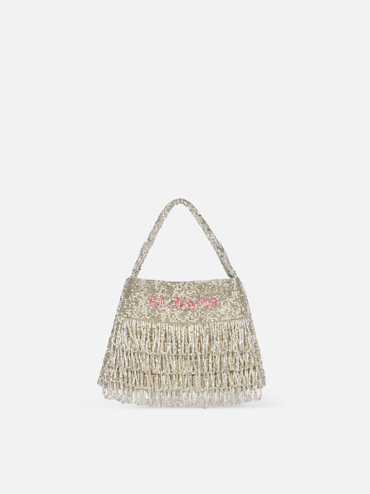 Shiny silver Mini Bag Pearl - MC2 Saint Barth