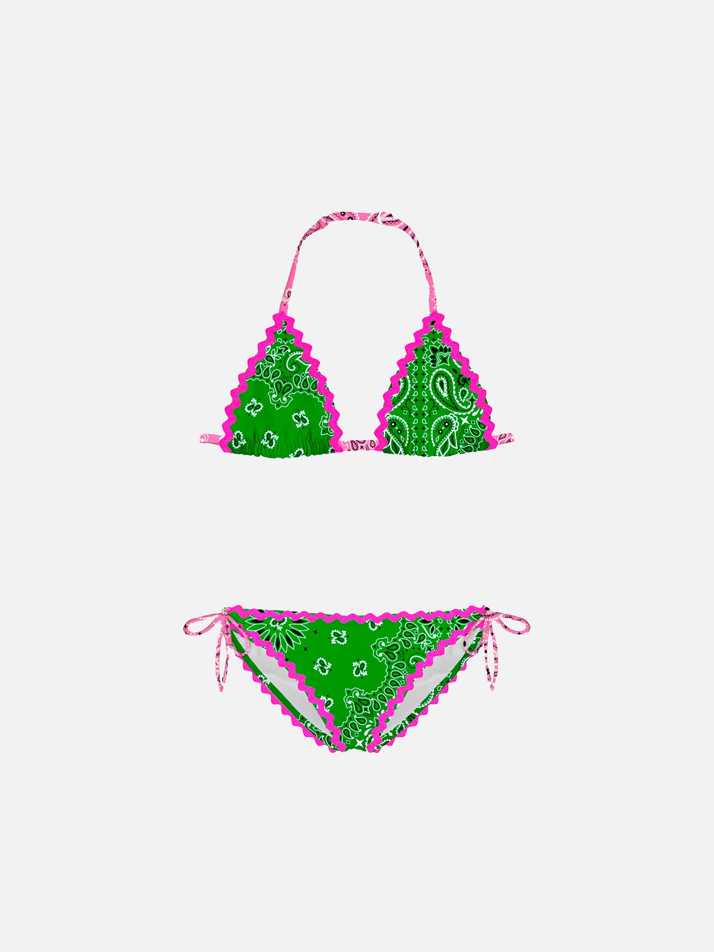 Girl bikini with bandanna print - MC2 Saint Barth