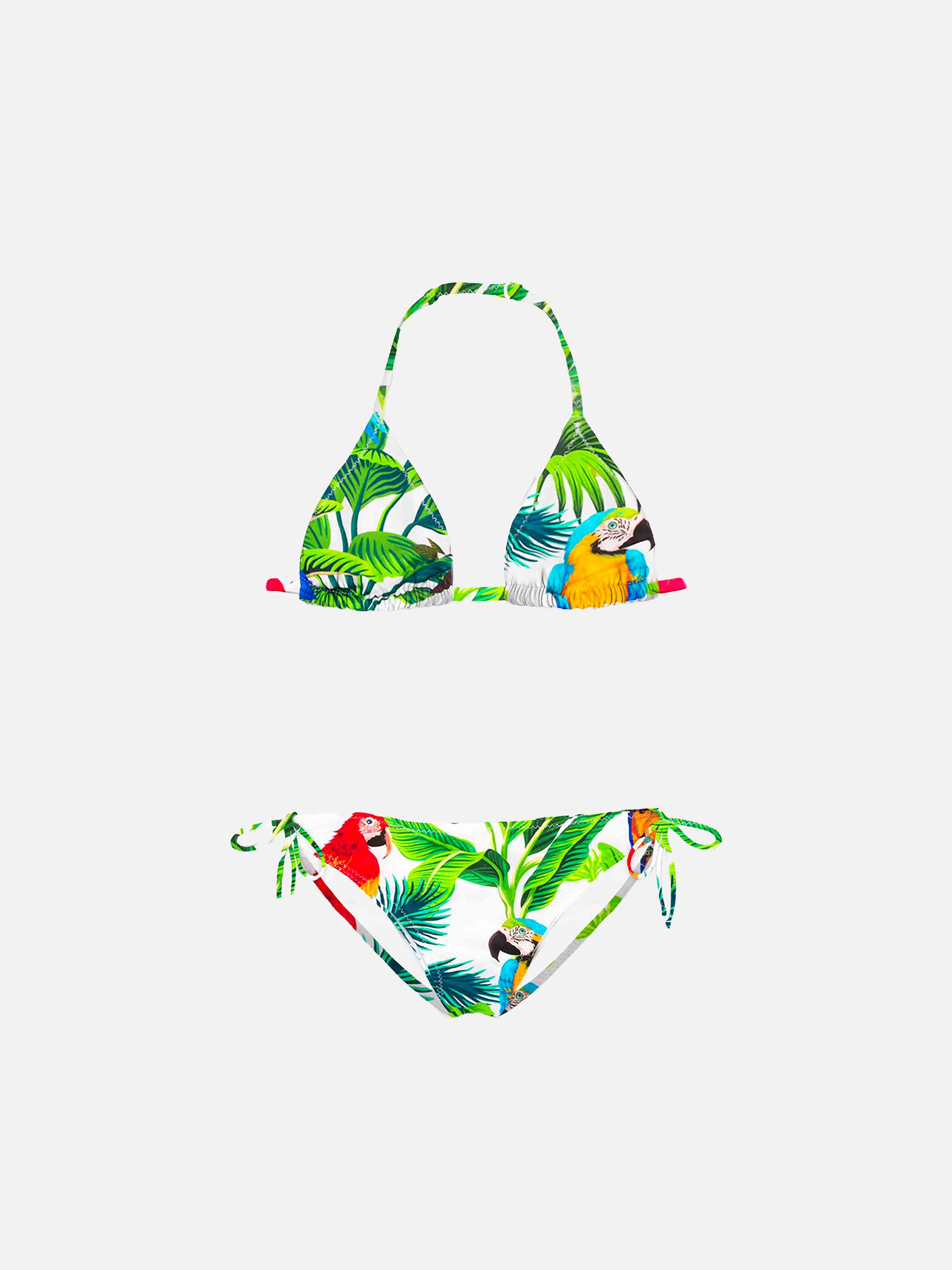 Girl bikini parrots print - MC2 Saint Barth