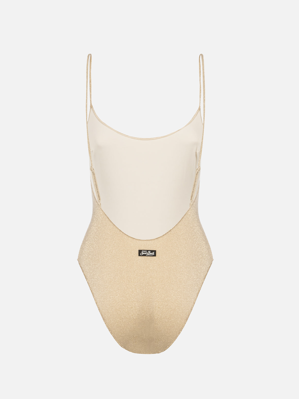 Woman lurex one-piece swimsuit Cecille - MC2 Saint Barth