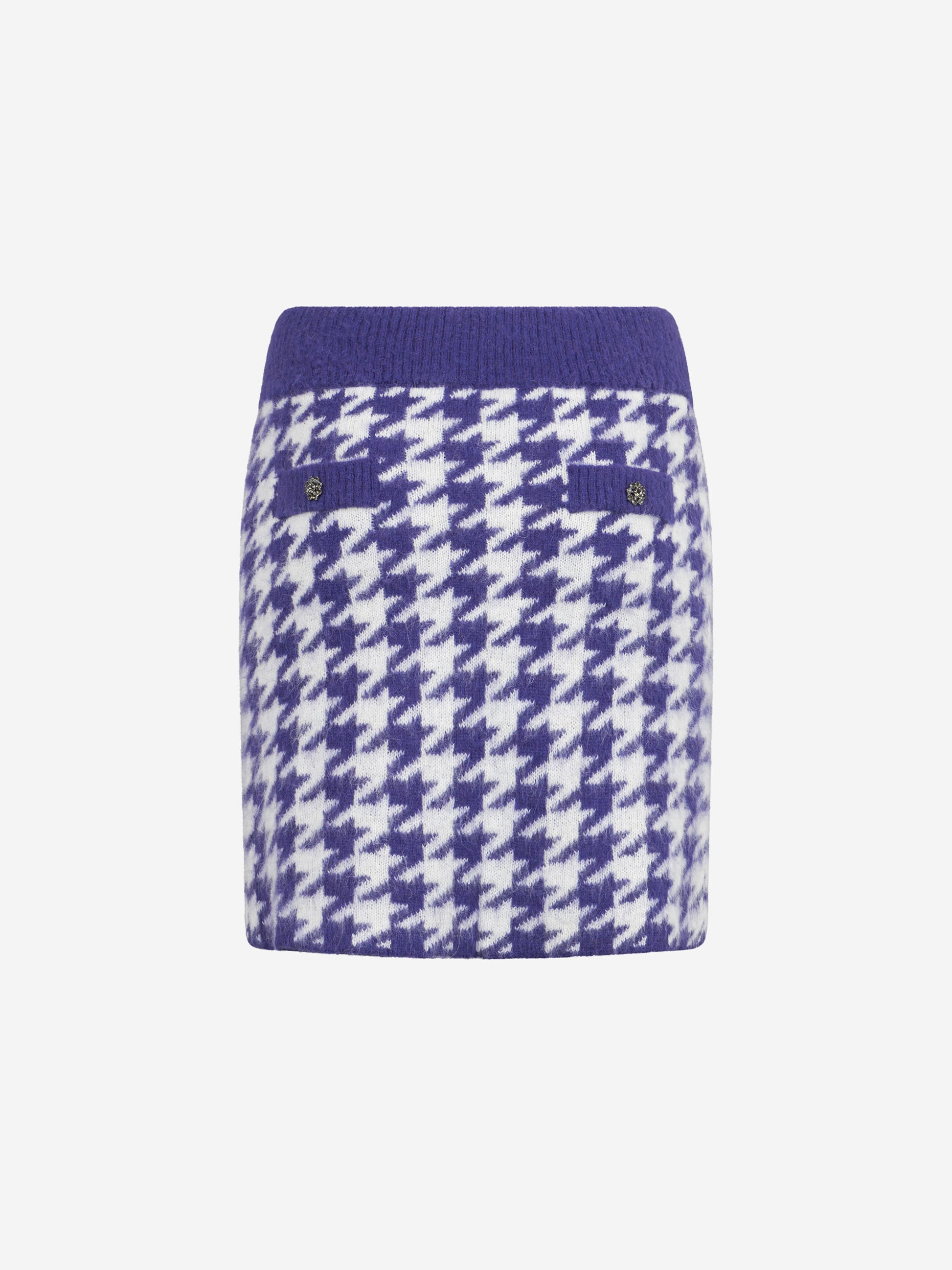 Woman knitted skirt with jewel buttons - MC2 Saint Barth