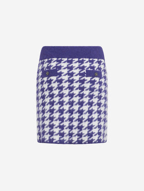 Woman knitted skirt with jewel buttons - MC2 Saint Barth