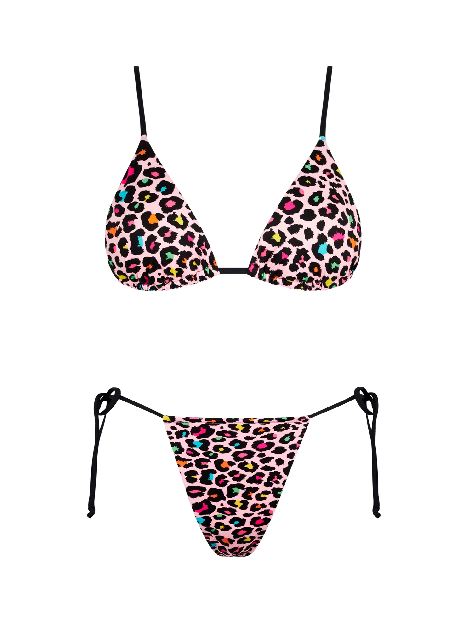 Woman triangle bikini with leopard print - MC2 Saint Barth