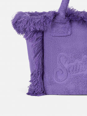 Colette purple terry soft handbag - MC2 Saint Barth