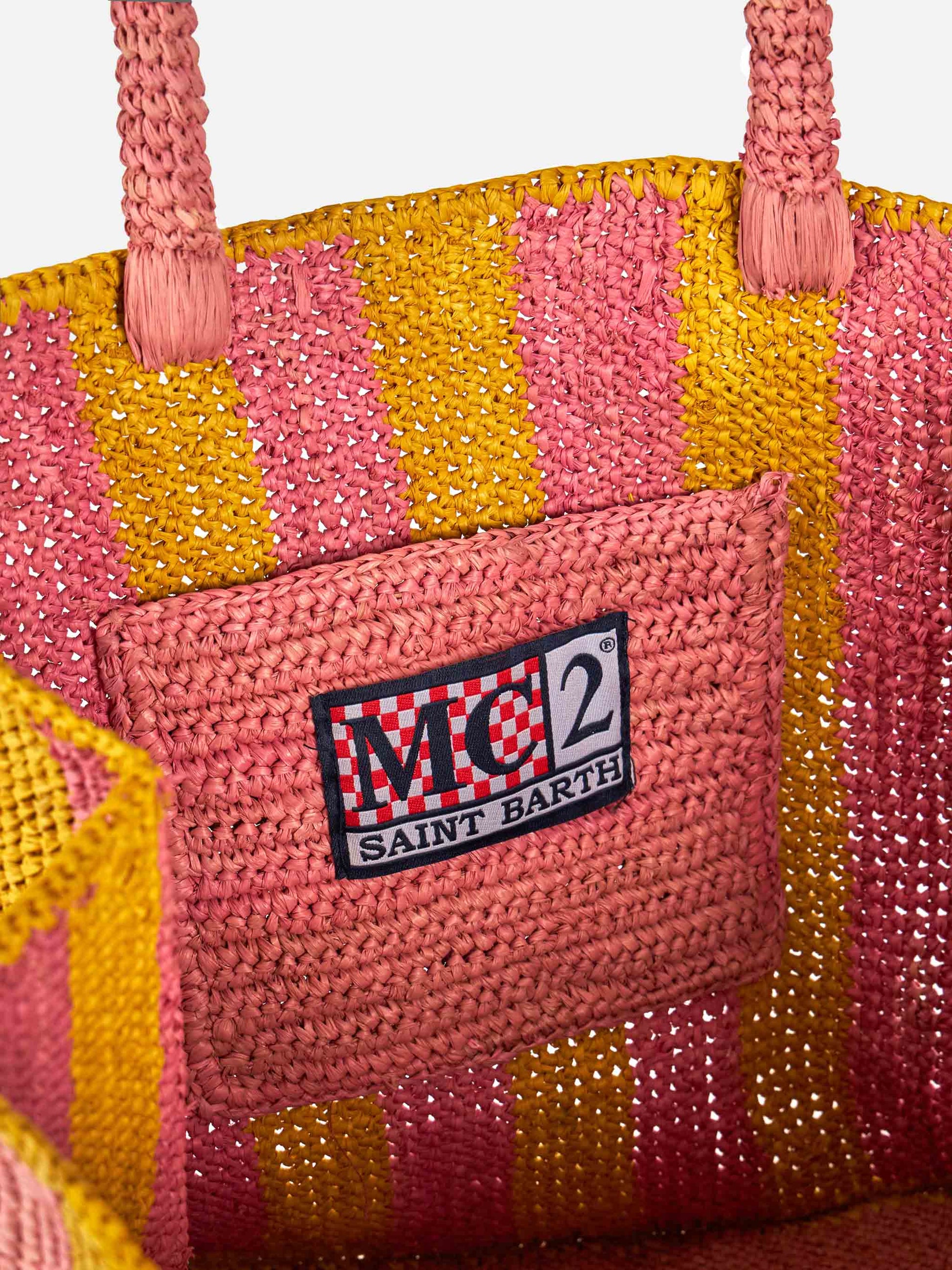Striped Colette Raffia handbag - MC2 Saint Barth