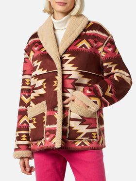 Giubbotto da donna in shearling reversibile