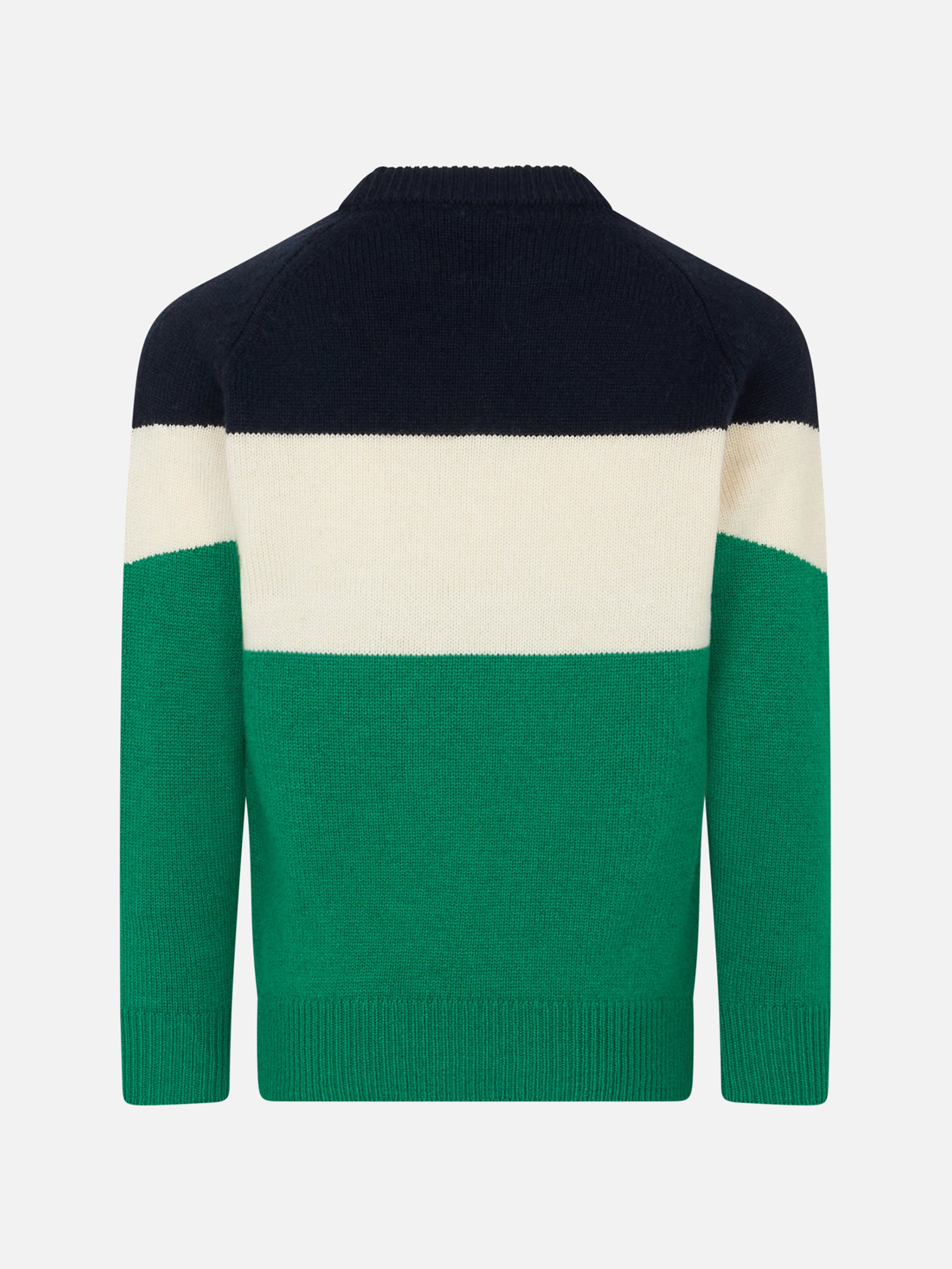 Boy crewneck sweater with Saint Barth print - MC2 Saint Barth