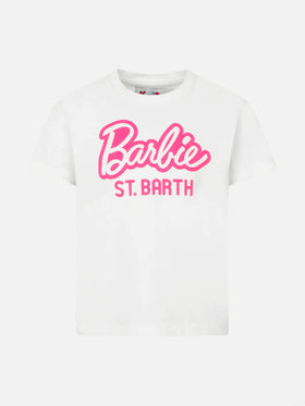 Mädchen-T-Shirt aus schwerer Baumwolle mit Barbie St. Barth-Aufdruck | BARBIE-SONDEREDITION