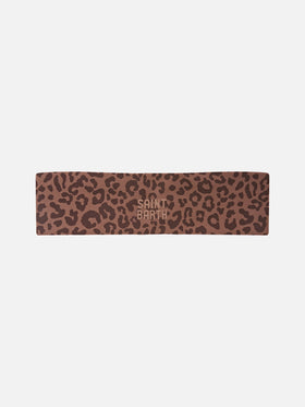 Bandeau Studio à imprimé léopard 
