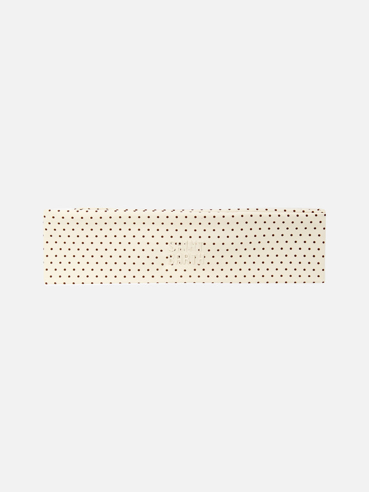 Studio-Haarband mit Mikro-Polka-Dot-Print 
