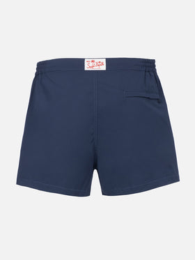 Man navy blue fitted cut swim shorts Harrys - MC2 Saint Barth