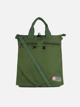 Military green canvas backpack Helmut - MC2 Saint Barth